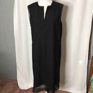Vince Wool Silk Sleeveless Black Dress Size 10